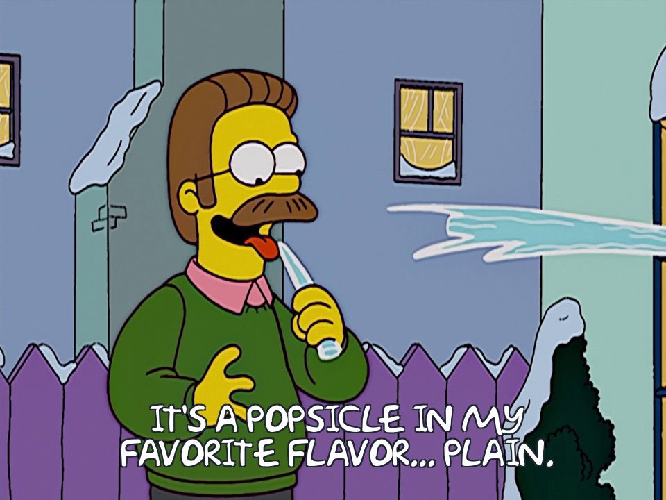 My favourite flavour ... plain